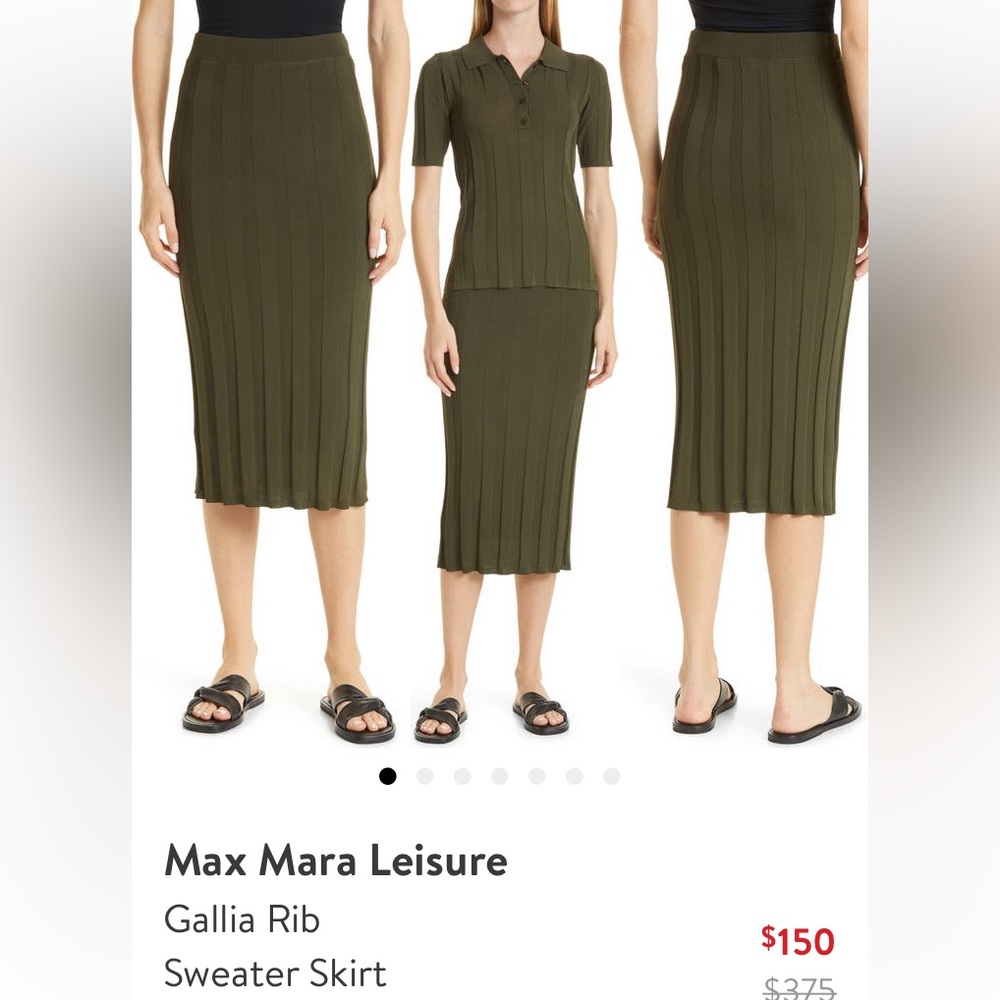 ISO max mara sweater skirt
